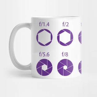 F-Stops-Purple Mug